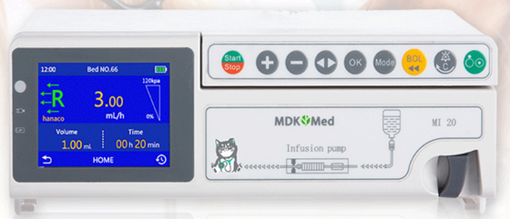 Flexible Infusion Vet Iv Pump  Low battery Alarm with 5% Accuracy