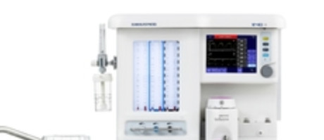PEEP valve Veterinary Anesthesia Machines with touch screen control